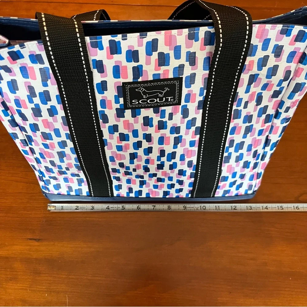 SCOUT Original Deano Tote Durable Open Top Beach Pool Bag Betty Confetti - Picture 9 of 10